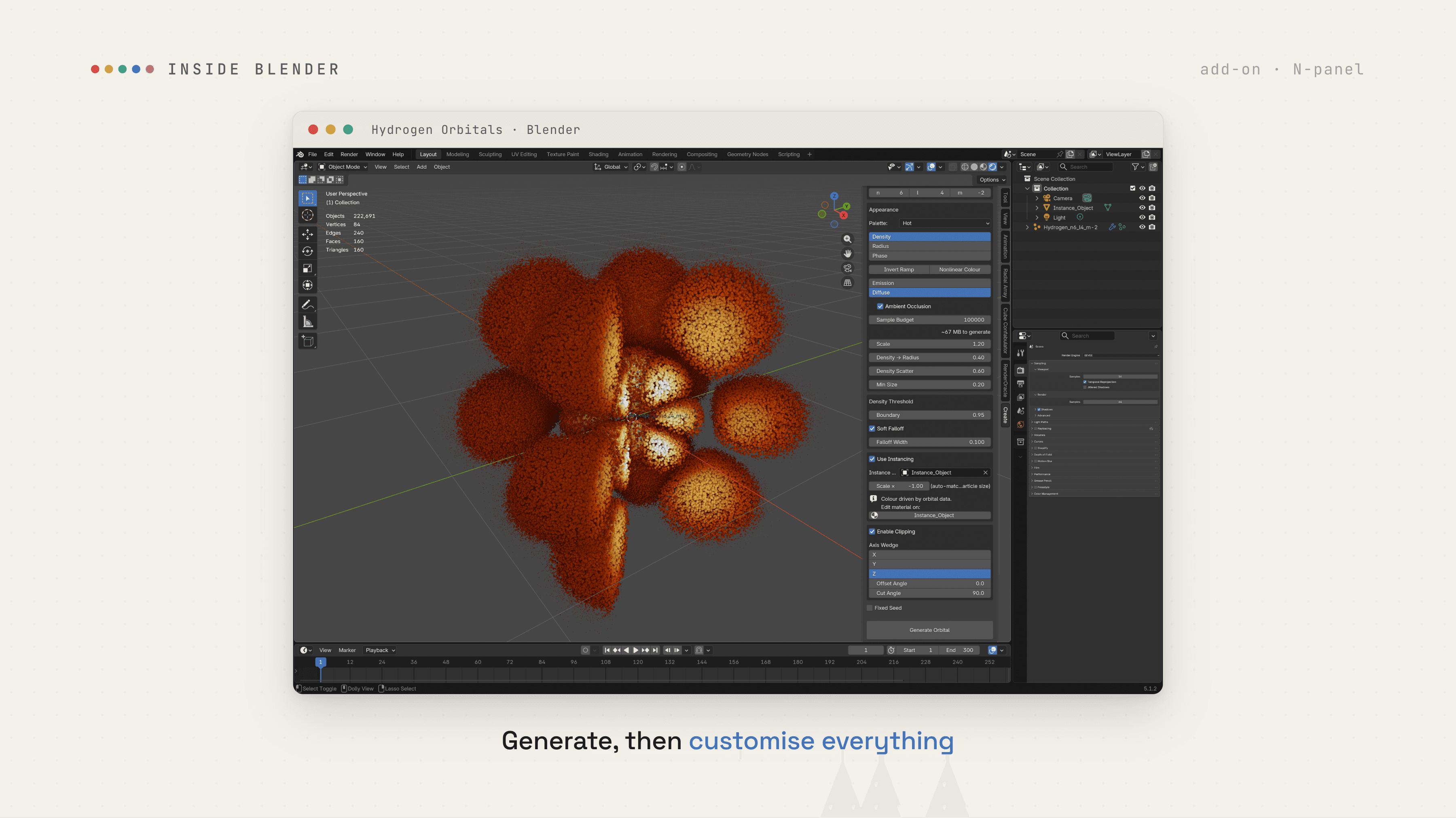 Hydrogen Orbitals Blender Addon image 4
